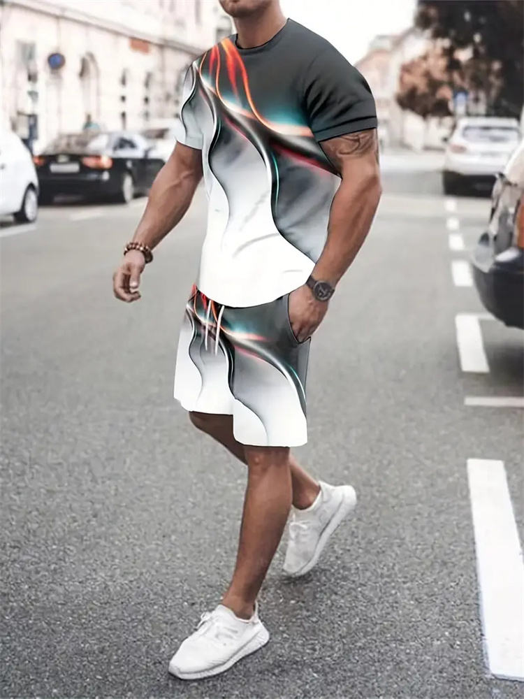 Summer Clothing Line - T-shirt à texture dégradée pour hommes