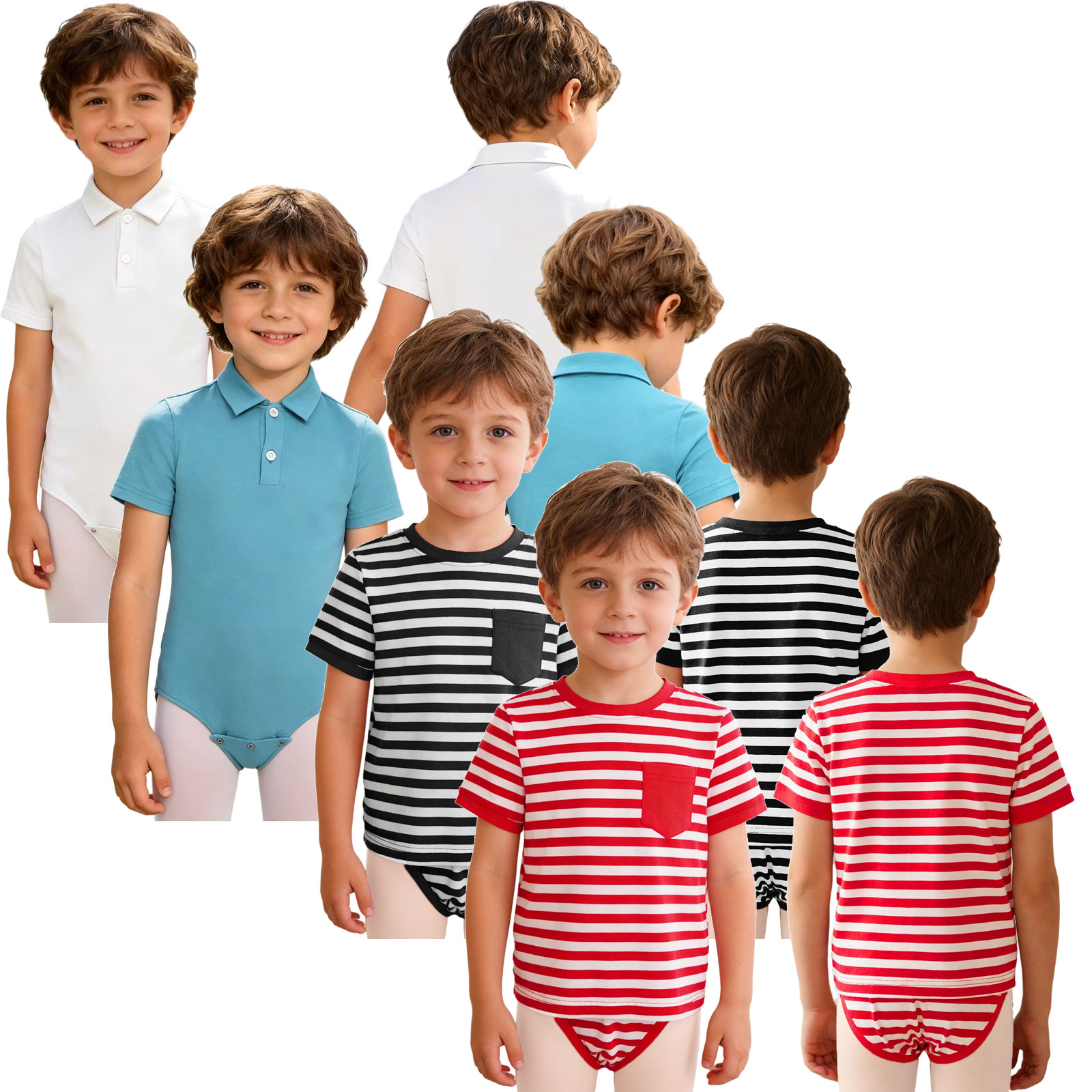 Summer Clothing Kids Boys - Vêtements adaptatifs pour enfants ayant des