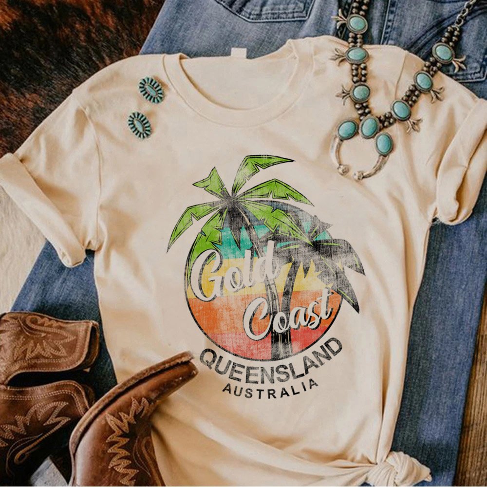 Summer Clothing Australia - T-shirt femme, vêtement de styliste, harajuku