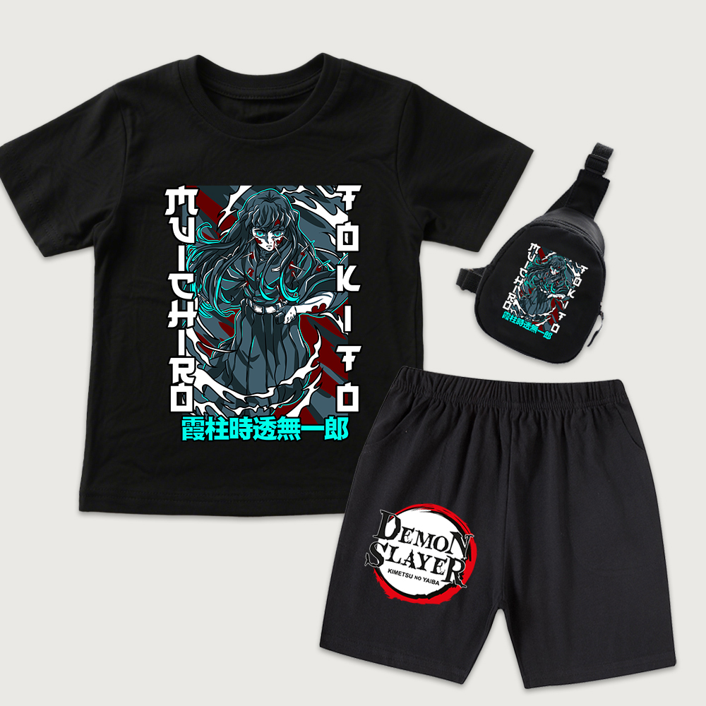 Summer Clothing For Baby Boy - Demon Slayer Muichiro Tokito – T-shirt