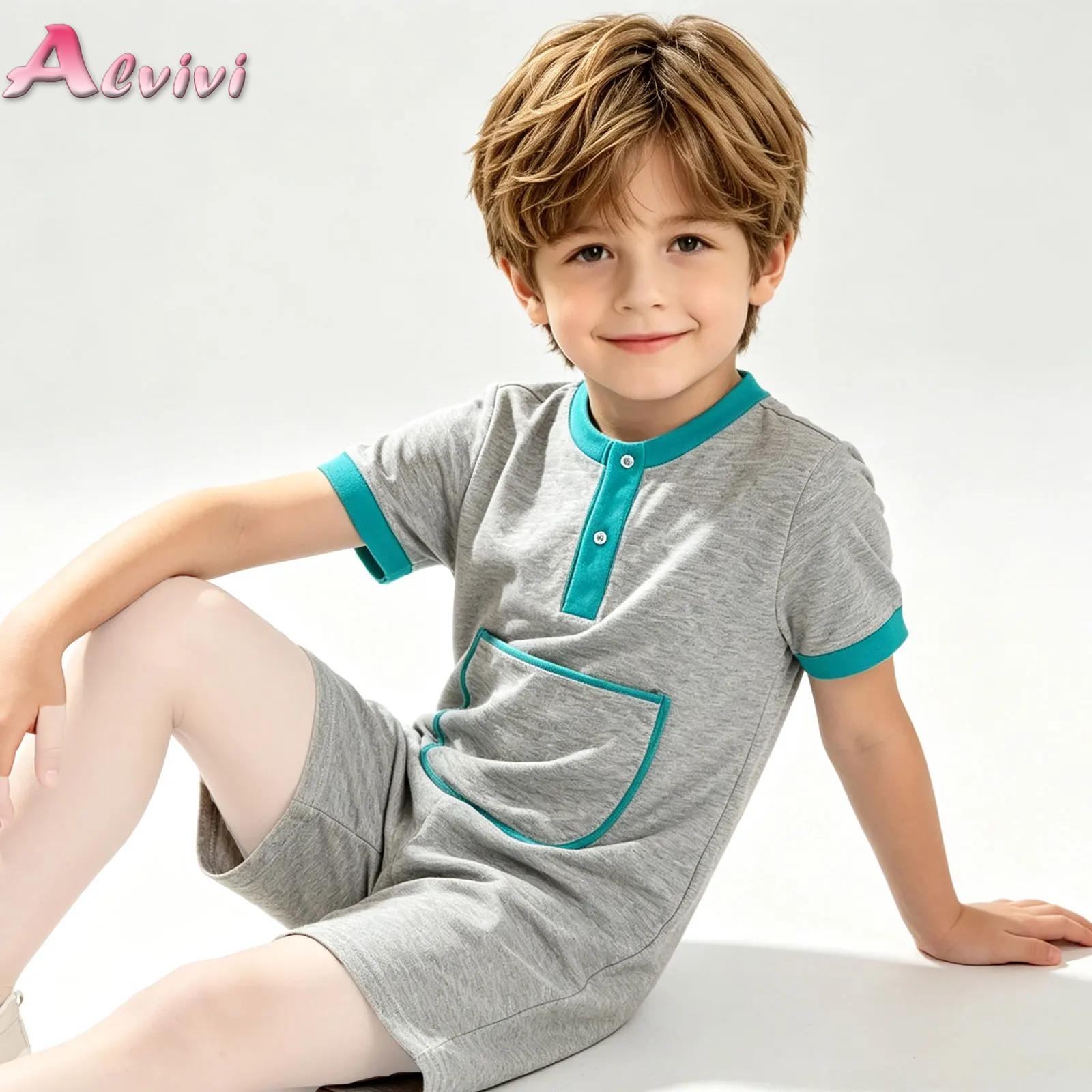 Summer Clothing Kids Boys - Vêtements adaptatifs pour enfants unisexes, garçons