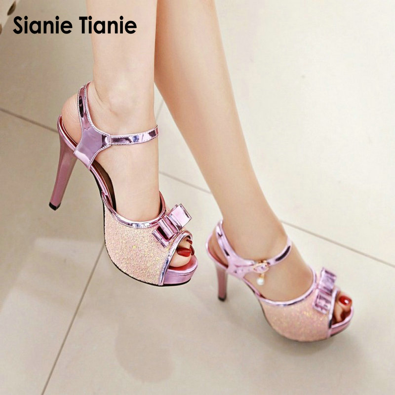 Summer Clothing Fabric - Sianie Tianie-Sandales à paillettes pour femmes,