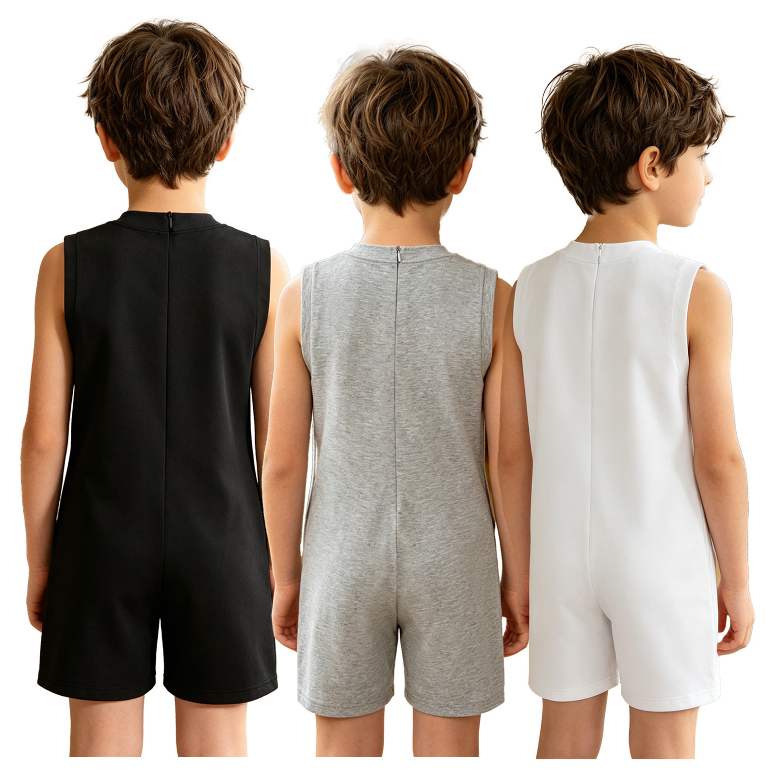 Summer Clothing Kids Boys - Lot de 3 Combinaisons sans manches