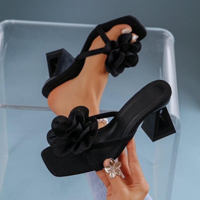 Summer Clothing Fabric - Sandales à talons hauts pour femmes