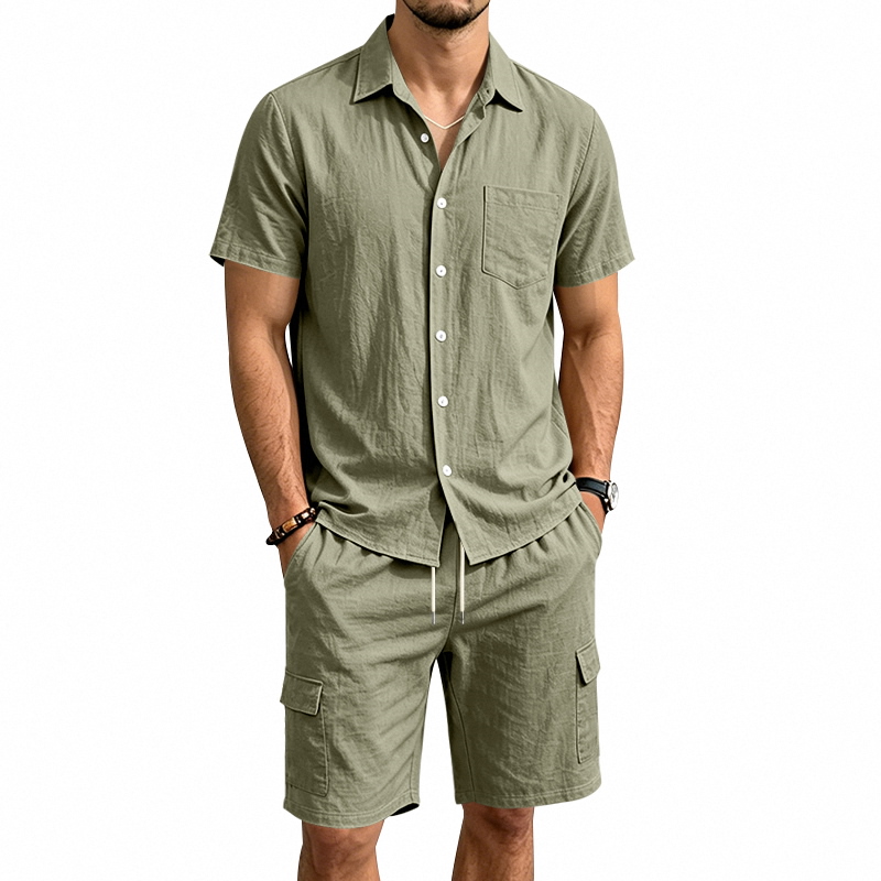 Summer Clothing Line - Ensemble deux pièces en lin américain