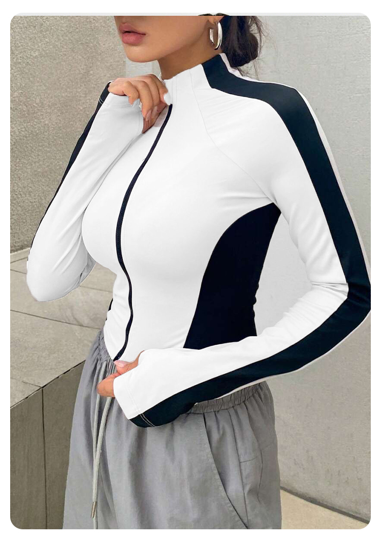 Veste de yoga à col montant, v - Summer Clothing avis et prix