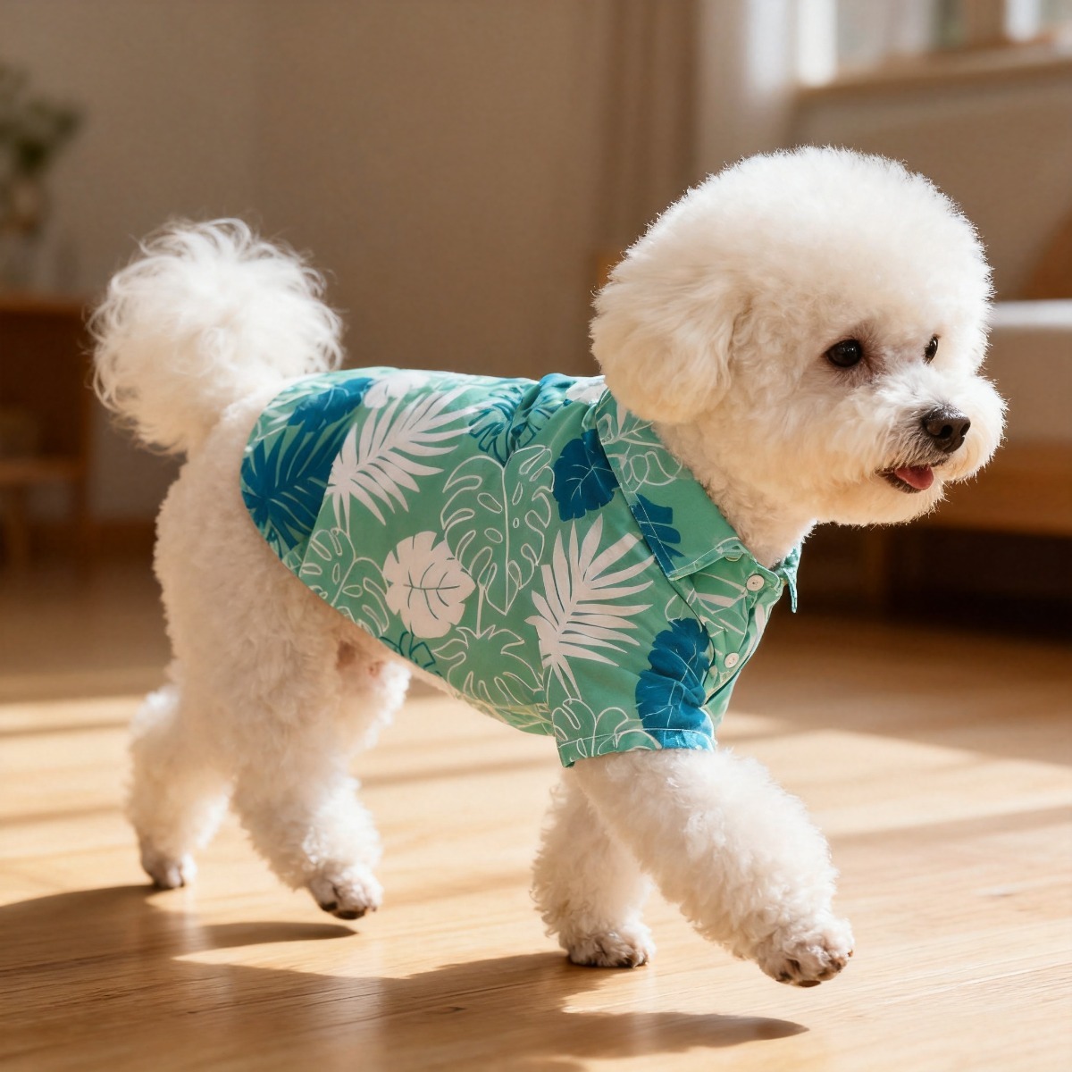 Chemise à fleurs pour chat, en - Summer Dog Clothing avis et prix