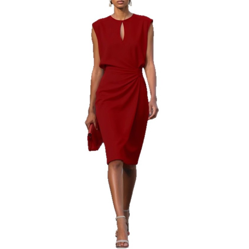 Robe ajourée à col rond noué,  - Summer Clothing Amazon avis et prix