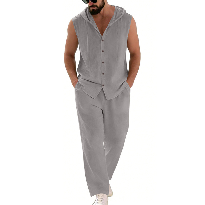 Costume décontracté en lin pou - Summer Clothing avis et prix