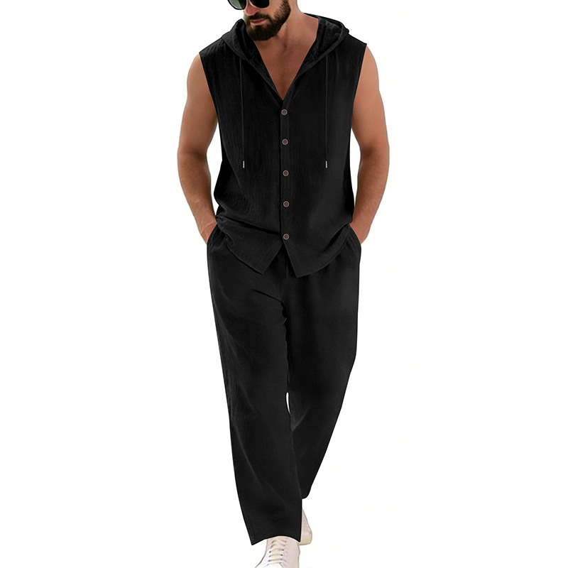 Costume décontracté en lin pou - Summer Clothing avis et prix