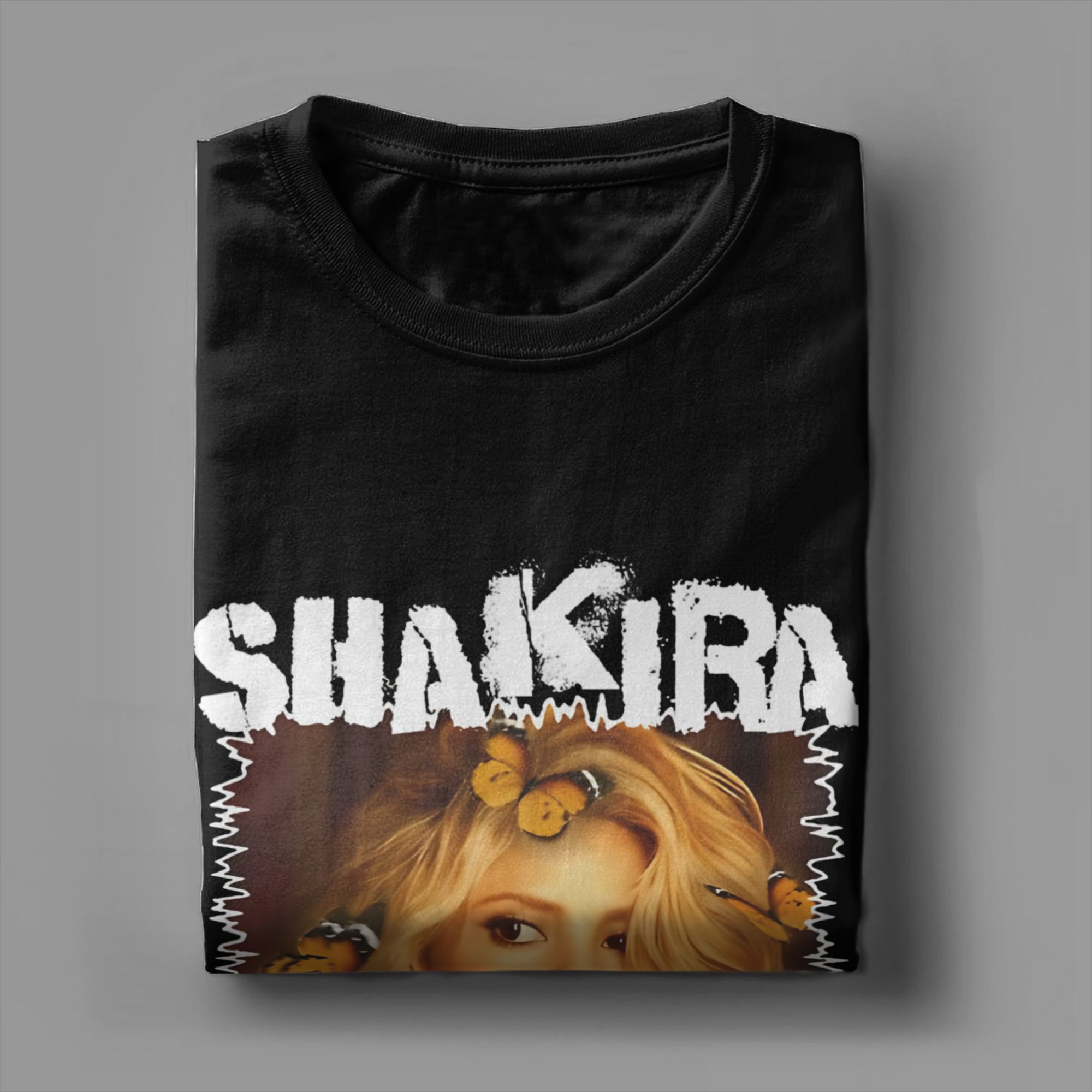 T-shirt Grunge encadré Shakira - Summer Clothing Ideas For Women avis et prix