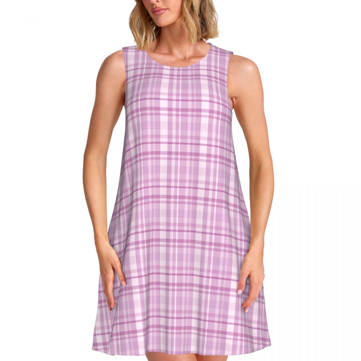 Robe décontractée à carreaux v - Summer Clothing Ideas For Women avis et prix