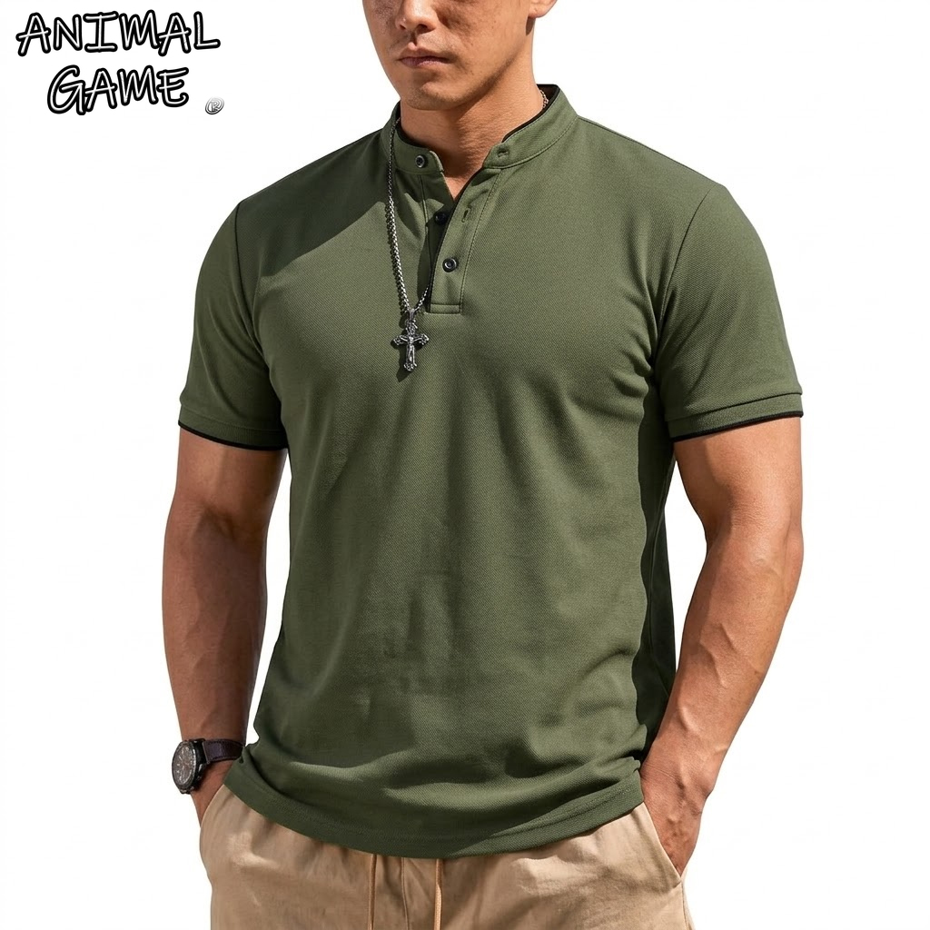 Chemise Henley à manches court - Summer Clothing Line avis et prix